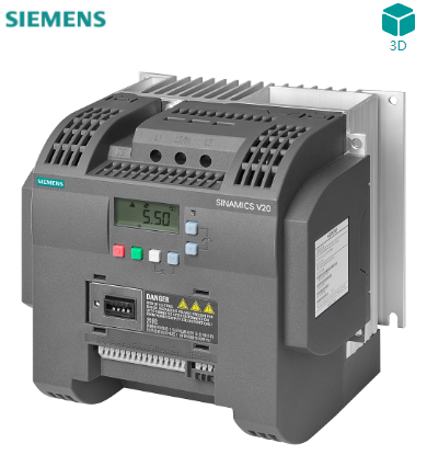 西門子SINAMICSV20,IP20 / UL 開放式,FSC, A,3AC380-480 V, 5,50 kW