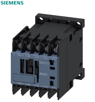 耦合輔助接觸器，2NO+2NC，24V DC，S00，環(huán)電纜連接，帶抑制二極管